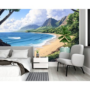 Blue Coast Landscape...