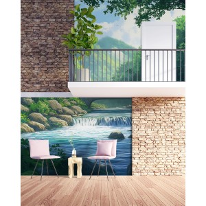 Fresque Murale Paysage...