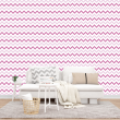 Papel pintado Zig Zag Duo Rosa