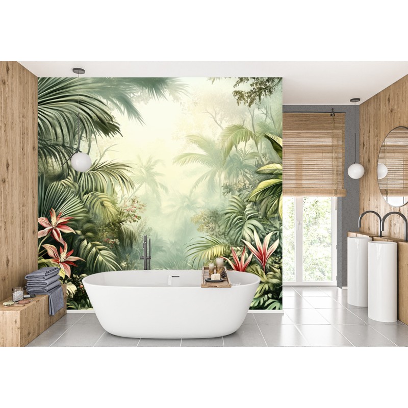 Fotomurale Paesaggio Di Oasi Tropicale