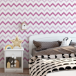 Papel pintado Zig Zag Duo Rosa