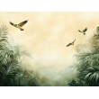 Fotomural Paisaje Tropical Con Aves