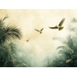 Photomural Landscape Birds And Palm Trees
