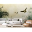 Photomural Landscape Birds And Palm Trees