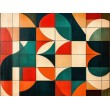 Chromatic Mosaic Artistic Photomural