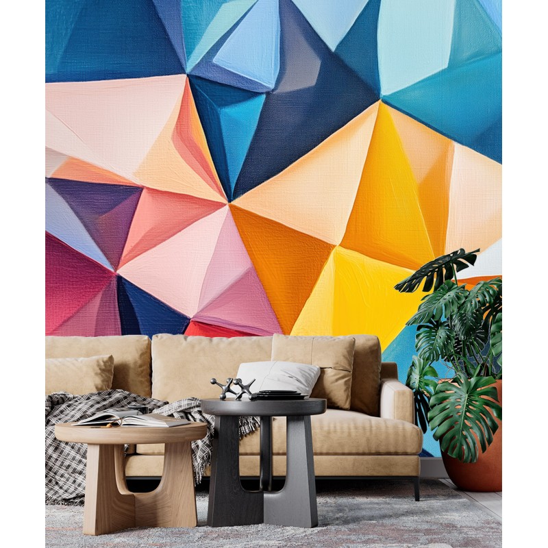 Künstlerische Fototapete Chromatische Dynamik