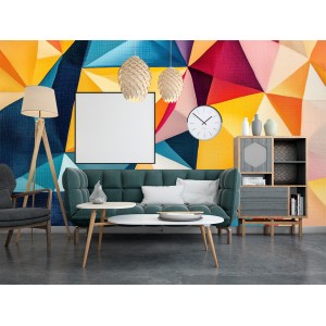 Abstract Triangles Artistic...