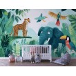 Fresque Murale Enfant Jungle