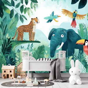 Fotomural Infantil Selva