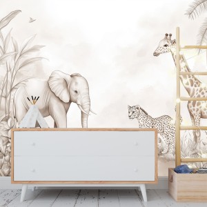 Fresque Murale Enfant África