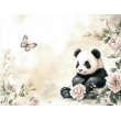 Fotomurale per Bambini Orso Panda