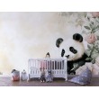 Panda and Butterfly  Children's Photomural