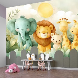 Fresque Murale Enfant Les...