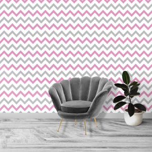 Papier peint Zig Zag Duo...