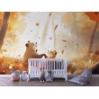 Fotomurale per Bambini Orso d'autunno