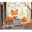 Fotomurale per Bambini Happy Fox