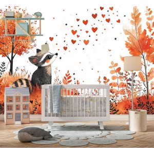 Fresque Murale Enfant Racon...