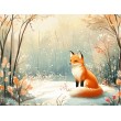 Fotomurale per Bambini Red Fox