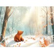 Fotomural Infantil Oso Invernal