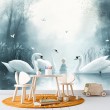 Swan Lake Children's Photomural