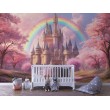 Regenbogenschloss Kinder Fototapete
