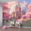 Fotomurale per Bambini Castello Arcobaleno