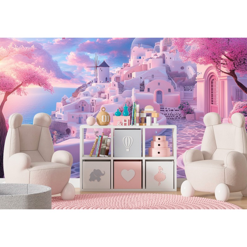Fotomurale per Bambini di Santorini