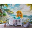 Children's Photomural Mermaid on the Beach