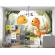 Fotomural Infantil Dinosaurios Animados