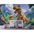 Fotomurale Per Bambini Amici Dinosauri