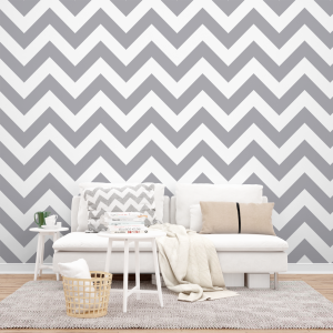 Wallpaper Zig Zag Grey XL