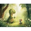 Dino and Mouse Children's Photomural