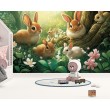Fotomural Infantil Conejos Salvajes
