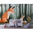 Children's Photomural Fox and Rabbit
