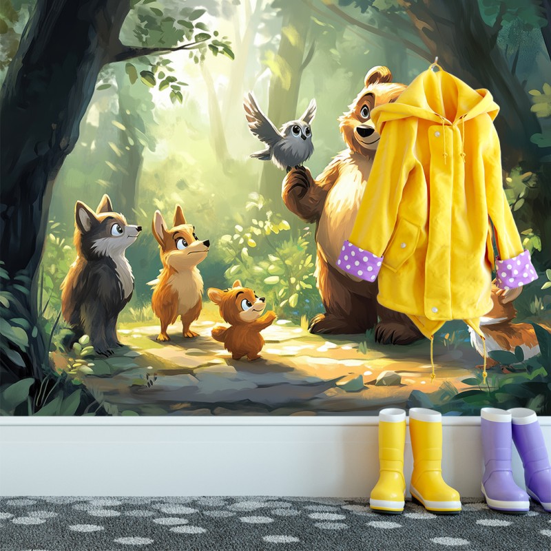 Animal Explorers Kinder Fototapete