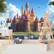 Fresque Murale Enfants Château Romantique