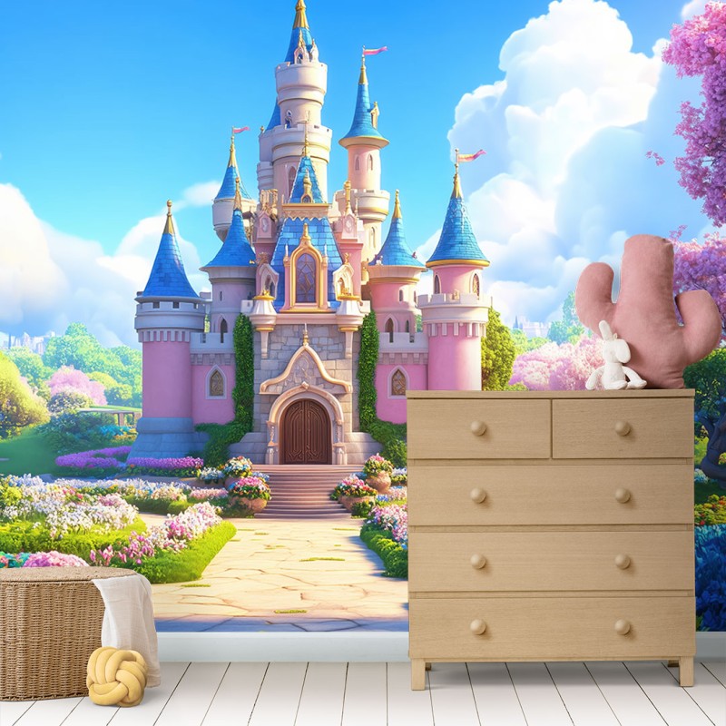 Fotomural Infantil Castillo De Cenicienta
