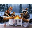 Fotomural Infantil Animalitos Del Nevado