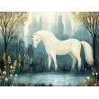 Unicorn in the Lake Children's Photomural