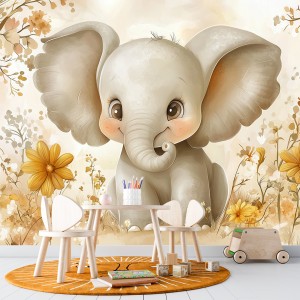 Fotomural Infantil Elefante...