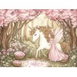 Fotomural Infantil Unicornio Y Hada
