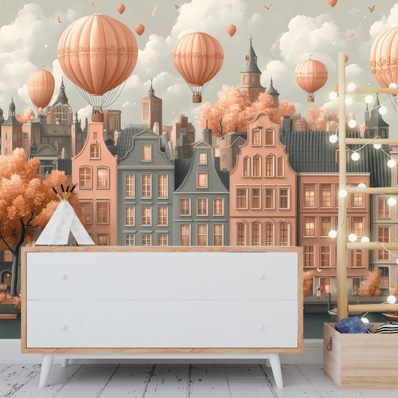 Hot Air Balloons Children's Photomural