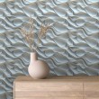 3D Grey Waves Wallpaper