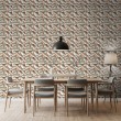 Papier Peint 3D Vagues Beige et Chair