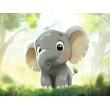 Elephant Tenderness Children's Photomural
