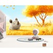 Süßes Nashorn Kinder Fototapete