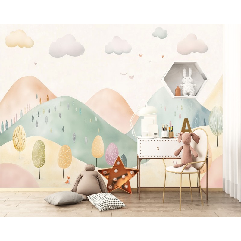 Kinder Fototapete Fantasielandschaft