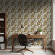 3D wallpaper organic beige