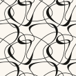 Papier peint géométrique Bauhause noir et blanc