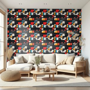 3D wallpaper geometric...